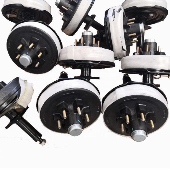 3.5-7K Lb. Half Axle with 10-12inch Electric Self Adjust Torsion Axle Brake Trailer Suspension Axles for Trailer Trailer Brake